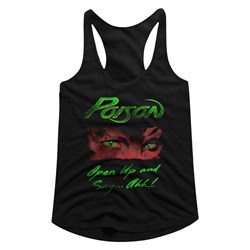 Poison - womens Open Up Racerback Tank Top