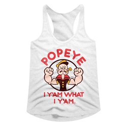 Popeye - womens Yam Racerback Tank Top