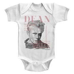 James Dean - unisex-baby Faded Dean Onesie
