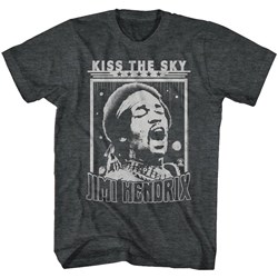 Jimi Hendrix - Mens Kiss The Sjy T-Shirt