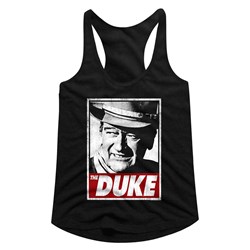 John Wayne - womens Tha Duke Racerback Tank Top