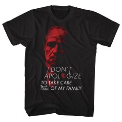 The Godfather - Mens No Apologies T-Shirt