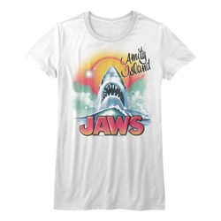 Jaws - Juniors Beachy Airbrush T-Shirt