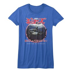 Jaws - Juniors Japanese Warning T-Shirt