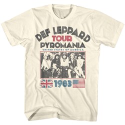 Def Leppard - Mens Pyro Tour T-Shirt