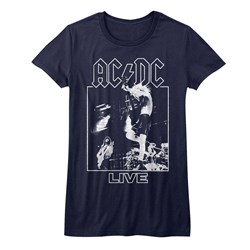 Ac/Dc - Juniors Live T-Shirt