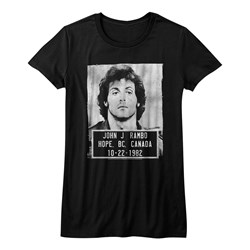 Rambo - Juniors Mugshot T-Shirt