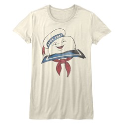 The Real Ghostbusters - Juniors Stay Puft Head T-Shirt