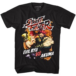 Street Fighter - Mens Street Fire T-Shirt