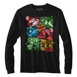 Street Fighter - Mens Comic Long Sleeve T-Shirt