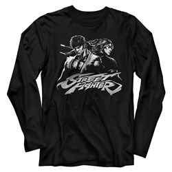 Street Fighter - Mens Two Dudes Long Sleeve T-Shirt
