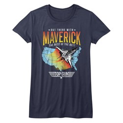 Top Gun - Juniors Maverick Dive T-Shirt
