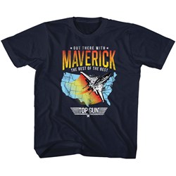 Top Gun - unisex-child Maverick Dive T-Shirt