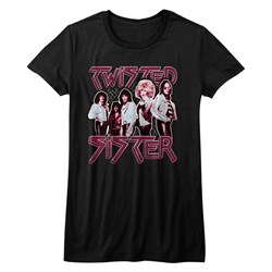Twisted Sister - Juniors Pretty In Pink T-Shirt