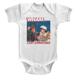 Wham - unisex-baby Last Christmas Lyrics Onesie