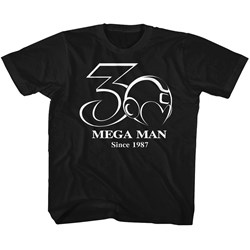 Mega Man - unisex-baby 30Th Bw T-Shirt