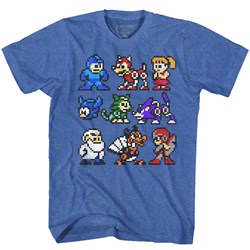Mega Man - Mens The Cast T-Shirt