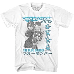 Mega Man - Mens Blue Bomber T-Shirt