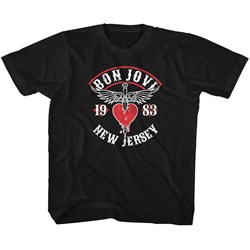 Bon Jovi - unisex-child Nj38 T-Shirt