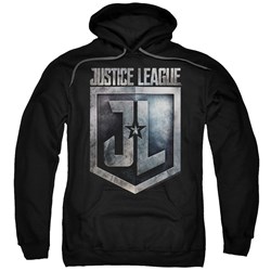 Justice League Movie - Mens Shield Logo Pullover Hoodie
