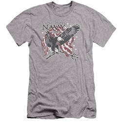 Navy - Mens Trident Premium Slim Fit T-Shirt
