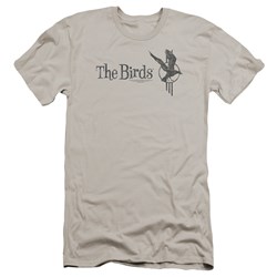 Birds - Mens Distressed Premium Slim Fit T-Shirt