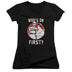 Abbott & Costello - Juniors First V-Neck T-Shirt