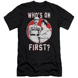 Abbott & Costello - Mens First Premium Slim Fit T-Shirt