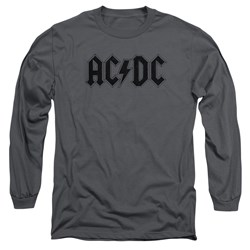 Acdc - Mens Worn Logo Long Sleeve T-Shirt
