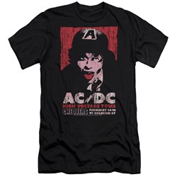 Acdc - Mens High Voltage Live 1975 Premium Slim Fit T-Shirt