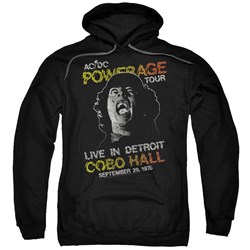 Acdc - Mens Powerage Tour Pullover Hoodie