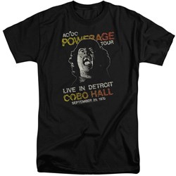 Acdc - Mens Powerage Tour Tall T-Shirt