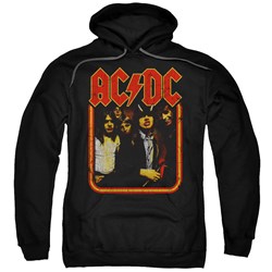 Acdc - Mens Group Distressed Pullover Hoodie