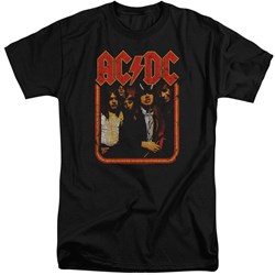 Acdc - Mens Group Distressed Tall T-Shirt