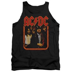 Acdc - Mens Group Distressed Tank Top