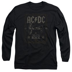 Acdc - Mens Rock Label Long Sleeve T-Shirt