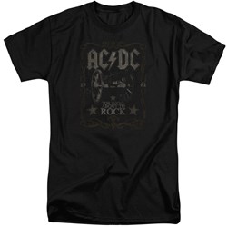Acdc - Mens Rock Label Tall T-Shirt