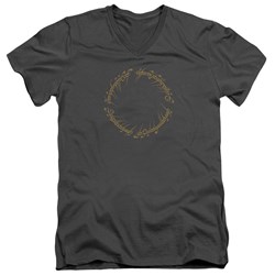 Lord Of The Rings - Mens One Ring V-Neck T-Shirt
