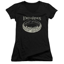 Lord Of The Rings - Juniors The Journey V-Neck T-Shirt