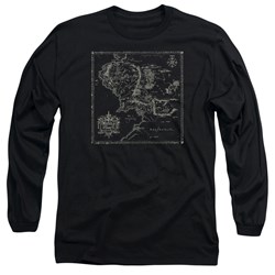 Lord Of The Rings - Mens Map Of Me Long Sleeve T-Shirt
