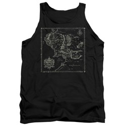 Lord Of The Rings - Mens Map Of Me Tank Top