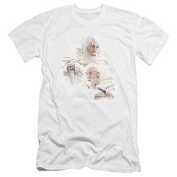 Lor - Mens Gandalf The White Premium Slim Fit T-Shirt