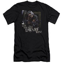 Lor - Mens The Best Dwarf Premium Slim Fit T-Shirt