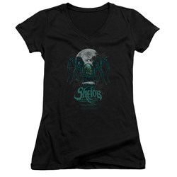 Lord Of The Rings - Juniors Shelob V-Neck T-Shirt