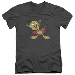 Looney Tunes - Mens Vampire Tweety V-Neck T-Shirt