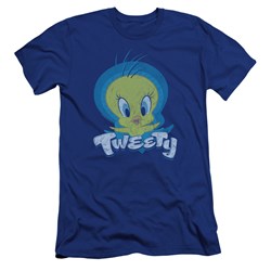 Looney Tunes - Mens Tweety Swirl Premium Slim Fit T-Shirt
