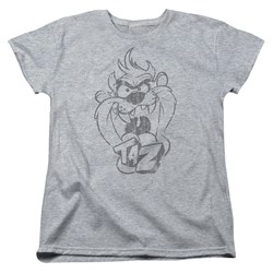 Looney Tunes - Womens Faded Taz T-Shirt