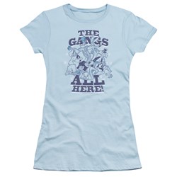 Looney Tunes - Juniors Blue Gang T-Shirt