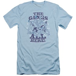 Looney Tunes - Mens Blue Gang Slim Fit T-Shirt