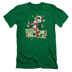Looney Tunes - Mens Cheer Sylvester Slim Fit T-Shirt